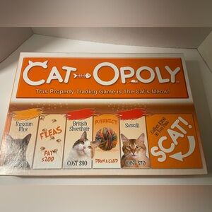 Cat Opoly New Open Box Board Game